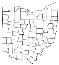 Vị trí trong Quận Muskingum, Ohio