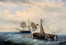 קרב בין הספינה הרוסית אופיט לבין פריגטה בריטית, מול חופי האי נרגן, 11 ביולי 1808
