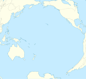 Map showing the location of Tumon Bay Marine Preserve