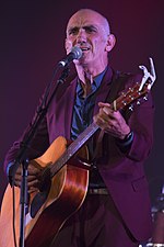 Paul Kelly performing at the Byron Bay Bluesfest in 2015.