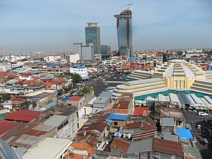 Vista parcial de Phnom Penh