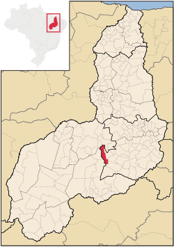 Localização de Ribeira do Piauí no Piauí
