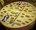 Atlatl weights and carved stone gorgets from Poverty Point