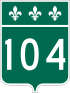Route 104 shield