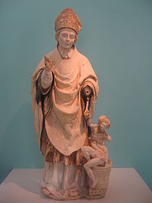 Le Saint Nicolas lors de l'exposition