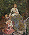 Stages of Cruelty (Catherine Madox Brown enfant), 1857, Manchester Art Gallery