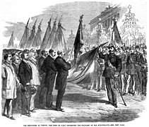 7. oktober 1866 – dekoracija beneške zastave, The Illustrated London News, 1. december 1866