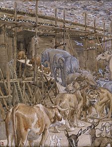 The Animals Enter the Ark (watercolor circa 1896-1902 by James Tissot) Tissot The Animals Enter the Ark.jpg