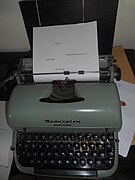 1950 年代后期为英国国内市场制造的 Remington “Quiet-Riter”