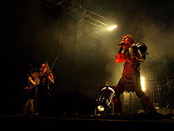 Turisas на сцені фестивалю «Jalometalli Metal Music», 2008.
