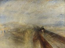 Mưa, hơi nước và tốc độ – Great Western Railway, vẽ năm 1844
