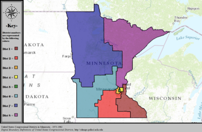 United States Congressional Districts in Minnesota, 1973 - 1982.tif