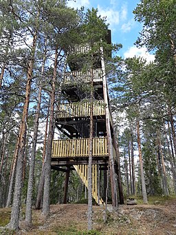 Utsiktstornet på Hårgabergets topp.