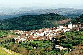 Vista da vila em 1984