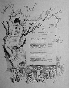 Programme du concert du cercle (1885)
