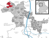 Lage der Gemeinde Wachenroth im Landkreis Erlangen-Höchstadt