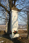 Wayside shrines in Březník, Třebíč District.JPG