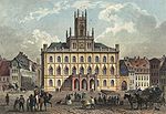 Rathaus Weimar, 1850