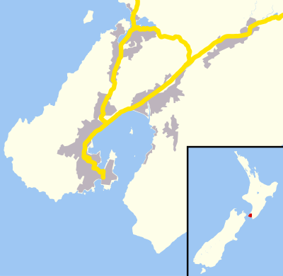 Location map New Zealand Wellington