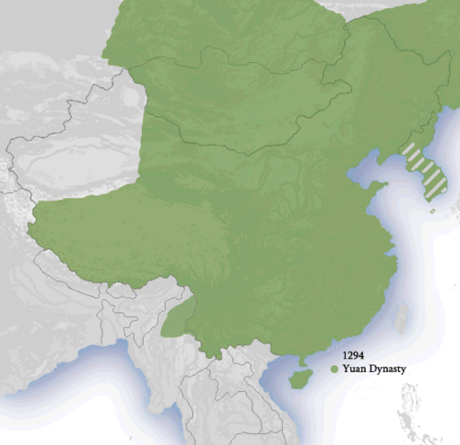 Yuan dynasty (c. 1294) Goryeo was the semi-autonomous vassal state[note 1]