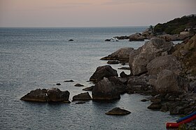 Вид на побережье Чёрного моря у Батилимана
