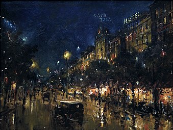 Korovin Alekseyeviç Konstantin (1861-1939 ) - Paris axşamı. 1906-1912