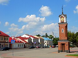 Svaboda Square in Shchuchyn