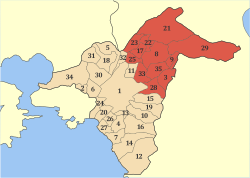 Municipalities of Athens