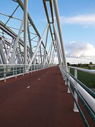 Westervoort, Fahrradweg über die Brücke bei Westervoort