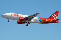 9H-AEP A320 Air Malta (14806272801).jpg