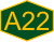 A22 highway logo