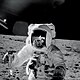 Astronaut Alan Bean na Mesiaci