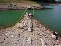 Ruines des deux états du pont de Larquet (appelé à tort Saoutet)