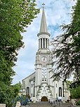 L’église du Sacré-Cœur de Bagnoles-de-l’Orne dans l’Orne.