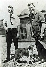 Frederick Banting (jobbra) s Charles Best (balra), az inzulin felfedezi