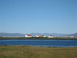 Residência oficial do presidente da Islândia em Bessastaðir, Álftanes.