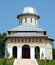 Biserica cu hramurile „Sfinții Apostoli Petru și Pavel” și „Sfântul Mare Mucenic Dimitrie” din satul aparţinător Brebina