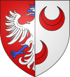 Blason d'Éléonore de Courcelles