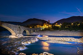 Trebbia mit Ponte Gobbo