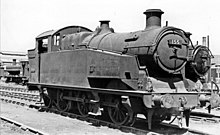 0-6-2T, No. 155 at Cardiff East Dock Depot 1950 Cardiff East Dock Locomotive Depot geograph-2558239-by-Ben-Brooksbank.jpg