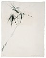 Bamboo (study) 1981 New York / Chinese calligraphy ink on Laid paper / 65 × 40 cm. In the possession of the artist
