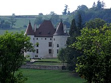 Ang Château sa mga bersikulo, sa St-Etientienne-de-Vicq