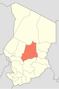 Ati is located in Chad