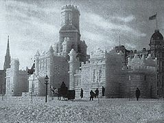 Janvier 2014 Palais de glace, carnaval d'hiver de Montréal, 1884