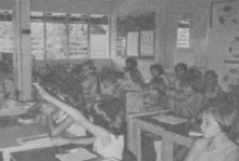 Class at Dover Court Preparatory School, Singapore (1977)