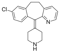 Estrutura química de Desloratadina