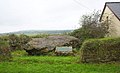 Overblijfsel van Devil's Quoit bij Quoit, Cornwall