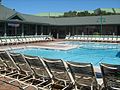 Pool area of Disney's Beach House in Palmetto Dunes