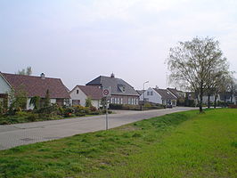 Djept in 2008: een straat in de woonwijk De Polders.