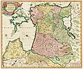 Livonijas un Kurzemes hercogistu kartes (1670), kurā Vidzemes latviešu apdzīvotā daļa (sārtā krāsā) izdalīta kā atsevišķa zeme un latīniski nosaukta par LITLANDIA.